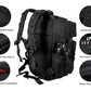 Military Tactical Backpack for Men and Women 45L Army 3 Days Assault Pack Bag Large Rucksack with Molle System Black