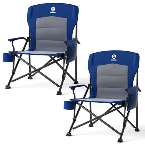 Oversized Folding Camping Chair for Adults (2 Count)