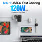 120W GaN Universal Travel Adapter