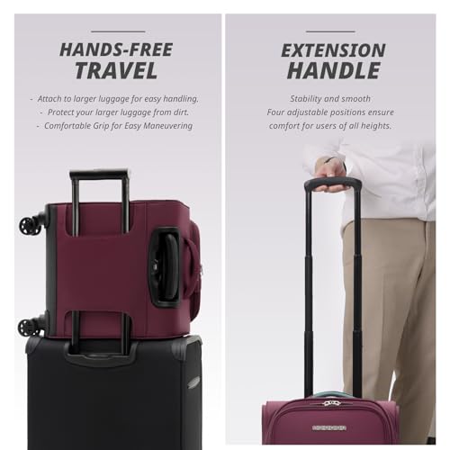 Underseat Carry On Luggage with Wheels