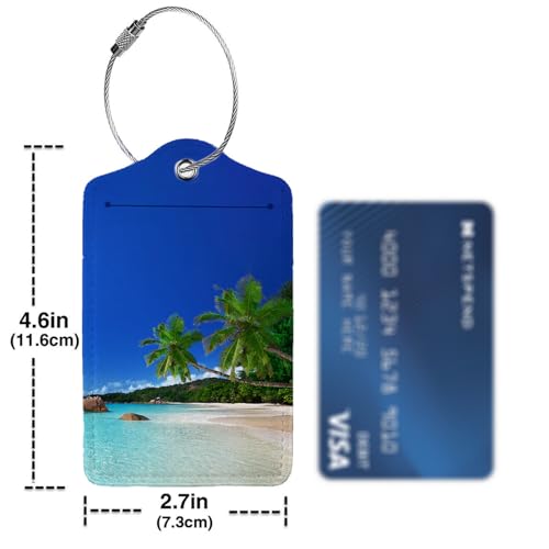 Summer Sea Wind Luggage Tags for Suitcases (2 Count)