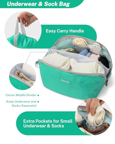 Compression Packing Cubes for Travel (10 Count)