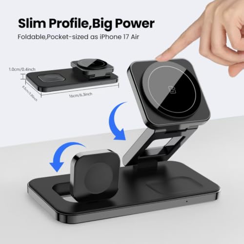 3 in 1 Magnetic Wireless Charger for Multiple Devices