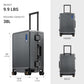 Zipperless Carry On Luggage Airline Approved with Aluminum Frame