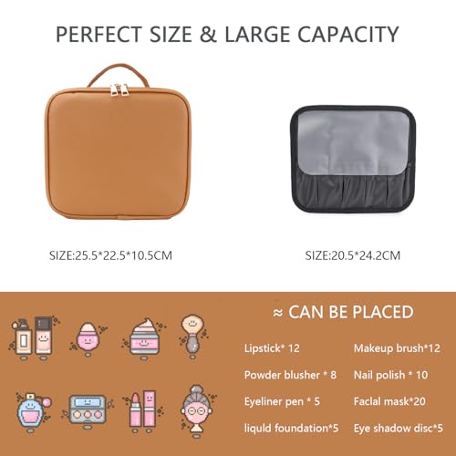 Makeup Bag with Led Mirror