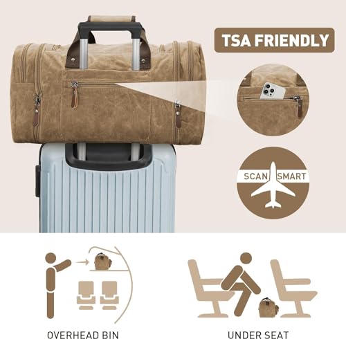 Waxed Canvas Duffle Bag