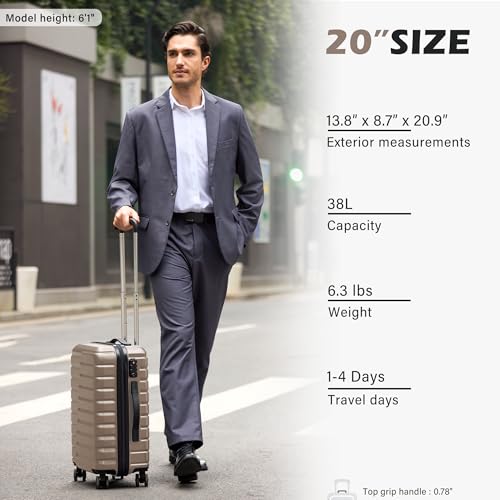 Lightweight Luggage with TSA Lock