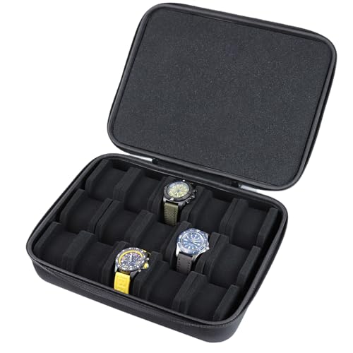 15 Slots Hard Watch Travel Case
