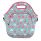 LunchTote Zippered Bag Insulated Neoprene Caddy (Poolside Perfection / X-Large 6.5 Quart Lunch Tote)