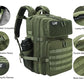 Military Tactical Backpack for Men and Women 45L Army 3 Days Assault Pack Bag Large Rucksack with Molle System Forest Green