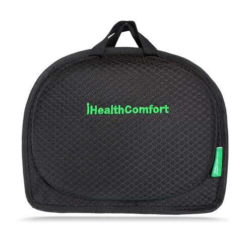 Small Travel Seat Cushion Cooling Gel & Memory Foam Portable Foldable Seat Pad for Airplane