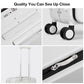 17x14x9 Carry On Luggage Underseat PC Hard Shell Suitcase Top Opening Aluminum Frame Travel Suitcases with Wheels