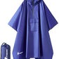 Hooded Rain Poncho for Adults