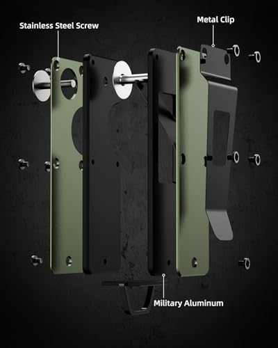 Key Organizer Compact Key Holder Metal Key Chain Minimalist key case key holder for keychain Secures 1