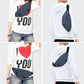 Large Fanny Pack for Men Women Sling Bag with 4