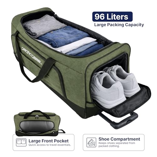 Duffel Bag with Rolling Wheels