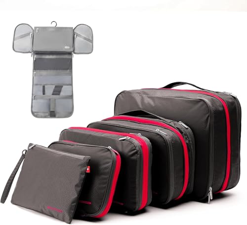 BeeNesting Waterproof Compression Packing Cubes 5 (6 Count)