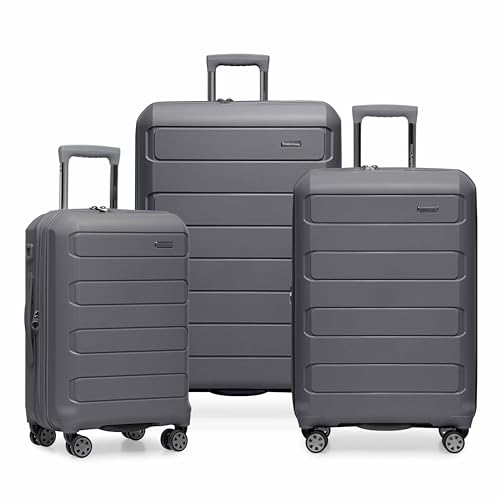Pagosa Hardshell Expandable Luggage with Spinner Wheels (3 Piece)