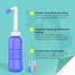 2pcs Portable Bidet Travel Bidet Bottle 450ml Peri Bottle for Postpartum Essentials Perineal Recovery (2 Count)