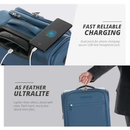 Underseat Carry On Luggage with Wheels