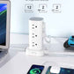 Power Strip Tower with Multiple Outlets