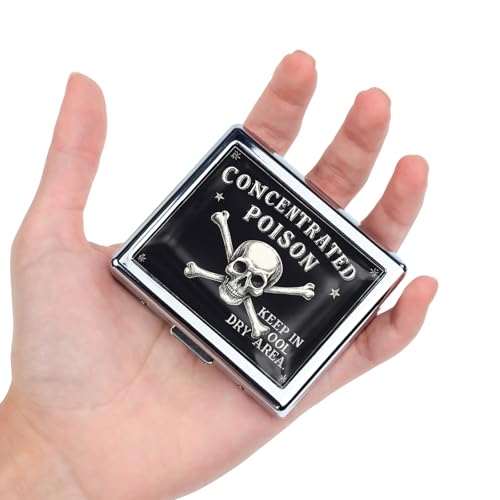 Cute and Stylish Metal Pill Box (8 Count)
