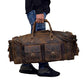 Large 24 inch duffel bags for men holdall leather travel bag overnight gym sports weekend bag