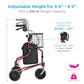 Traveler Rollator Adjustable Height