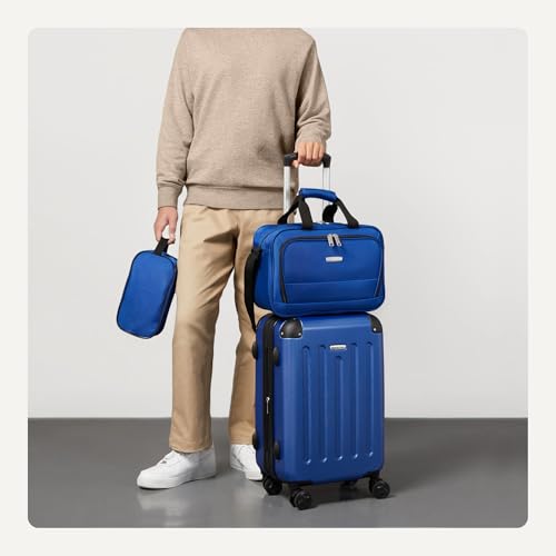 3 Piece Luggage Set with Spinner Wheels (3 Count)