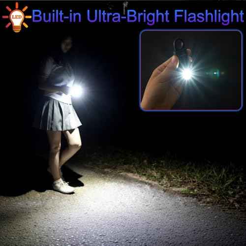 135dB Rechargeable Personal Alarm with Ultra Bright Flashlight