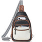 Sling Bag for Women Crossbody Bag Fanny Pack Cross Body Handbag Sling Purse Vegan Leather Trendy Gifts Travel Purse Black