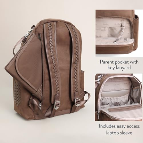 Boss Plus Large Diaper Bag Backpack with 19 Pockets