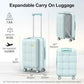 20 Inch Expandable Carry On Luggage Airline Approved