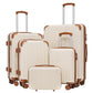 Luggage Set Lightweight and Durable Hardshell (5 Count)