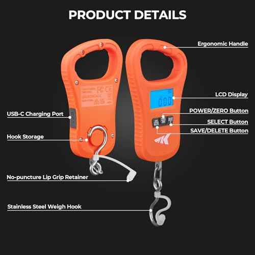 ToughTide USB Charging Fishing Scale