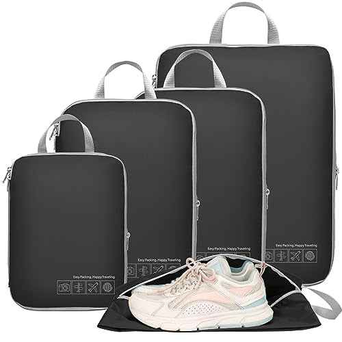 Compression Packing Cubes for Travel (5 Count)