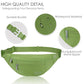 Large Crossbody Fanny Pack Belt Bag with 4