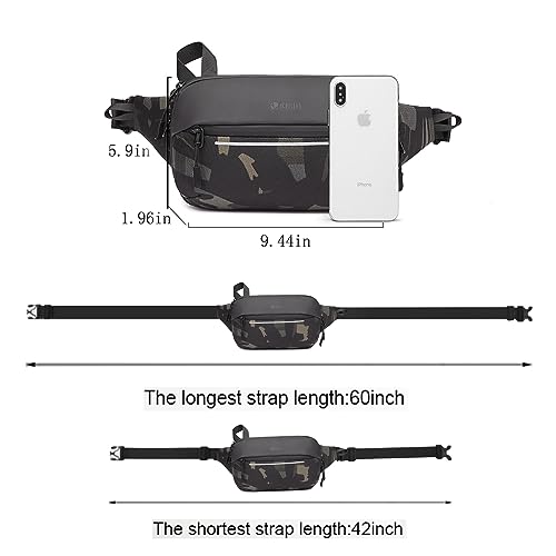 Crossbody Fanny Pack Belt Bag for Women & Men with Multi