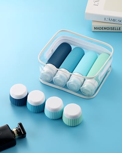 Travel Bottles for Toiletries 8 Pack (8 Count)