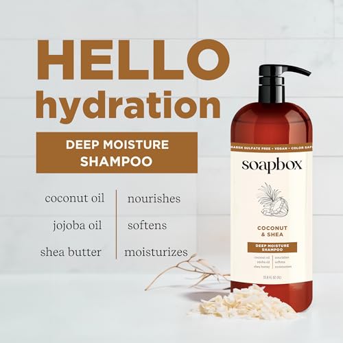 Coconut & Shea Shampoo for Dry Hair (33.8 Fl Oz)
