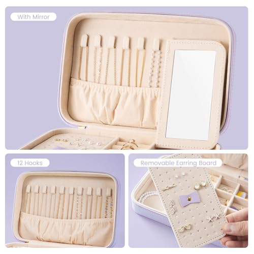 Travel Jewelry Case for Women Girls