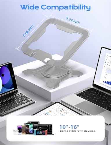 360° Rotating Laptop Stand for Desk