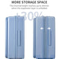 Expandable Top Opening 24 Inch Checked Luggage with Spinner Wheels