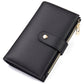 Wallet Women RFID Blocking Leather Trifold Clutch Wallet Credit Card Holder Ladies Travel Wallet Purse with Passport