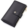 Wallet Women RFID Blocking Leather Trifold Clutch Wallet Credit Card Holder Ladies Travel Wallet Purse with Passport