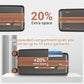 Large Suitcase 28in Expandable ABS+PC 8pcs Silent Wheels Grey