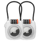Compatible with Apple AirTag Secure Lock with Wire Cable (2 Count)