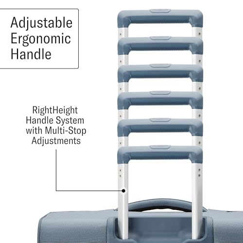 UpLIFT Lightweight Large Checked Softside Luggage with Spinner Wheels