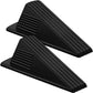 2 Pcs Heavy Duty Rubber Door Stops Wedge Stackable (2 Count)