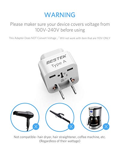 Japan Travel Plug Adapter (3 Count)